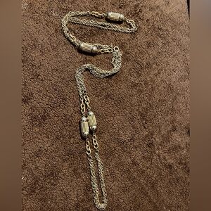 Vintage Park Lane Gold Tone Chain Necklace 48" Long